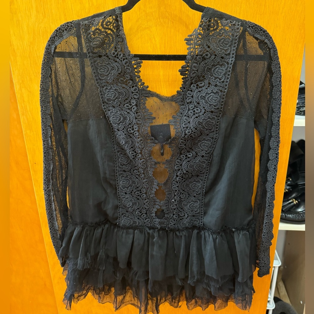 Free People Lace Top
